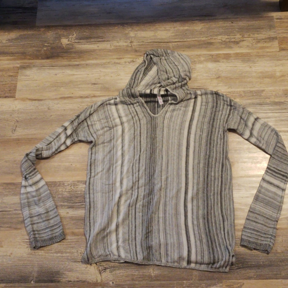 Hooded light weight sweater